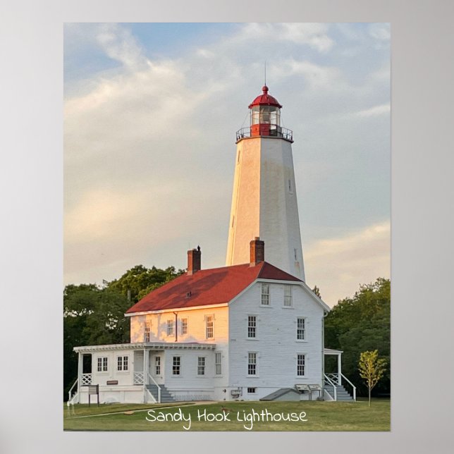Poster du phare de Sandy Hook (Devant)