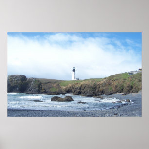 Poster du phare de Yaquina Head