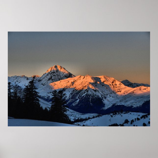 Poster du Pic du Midi (Devant)
