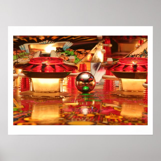 Poster du Pinball de bête de bois (Devant)