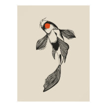 Poster du poisson de Koi