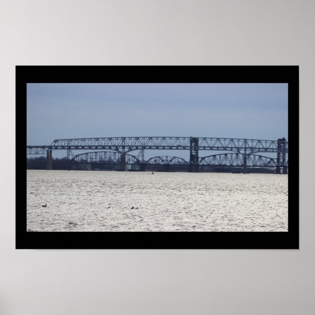 Poster du pont sur la rivière Delaware (Devant)