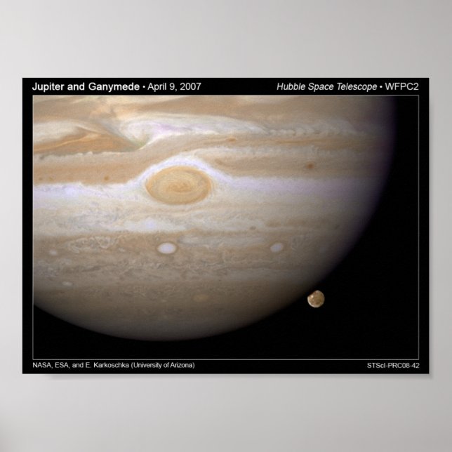 Poster du portefeuille - Jupiter et Ganymede Impri (Devant)