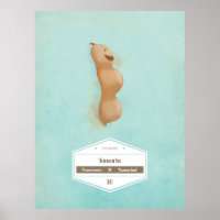 Poster du portrait de fruit tamarin