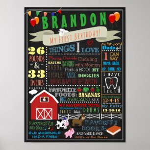 Poster du premier anniversaire de Barnyard