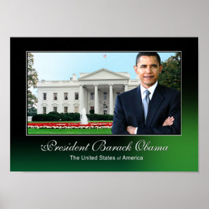 Poster du Président Barack Obama (maison blanche)