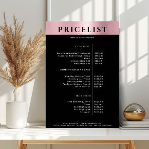 Poster du Prix du Salon Moderne Simpel Rosegold