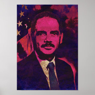 Poster du procureur général Eric Holder Pop Art