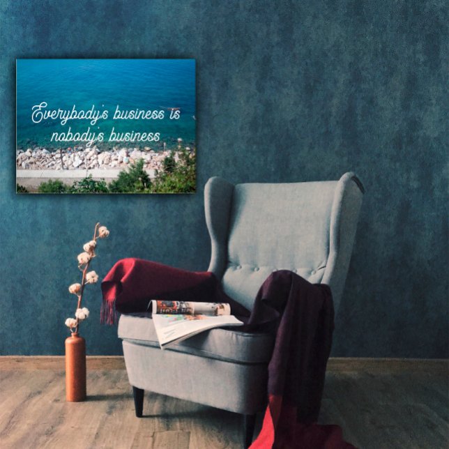 Poster du proverbe commercial de tout le monde (Créateur téléchargé)