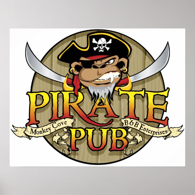 Poster du Pub Pirate (Devant)