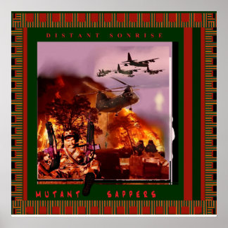 Poster du rappeur mutant 24" x 24" par Distant Son