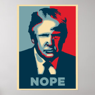 Poster du rassemblement anti-Trump - Poster du NOP
