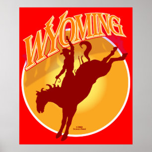 Poster du rodéo Wyoming