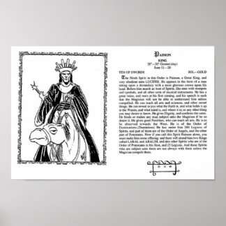 Poster du roi Paimon