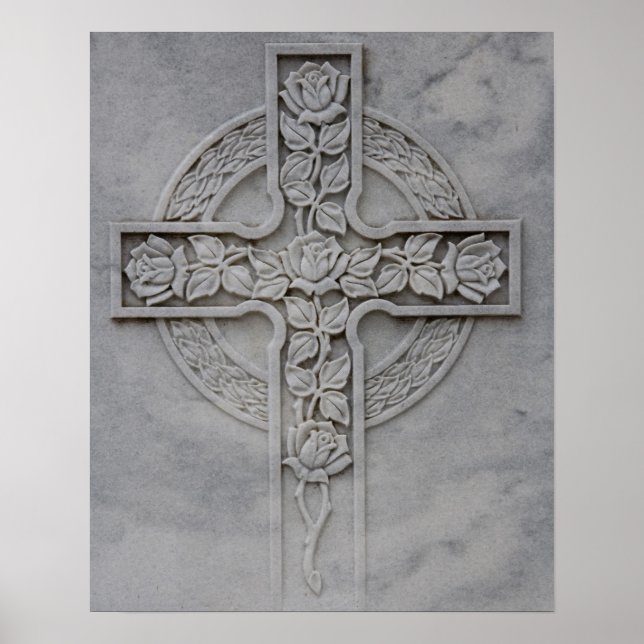 Poster du rose Celtic Cross 16x20 (Devant)