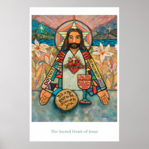 Poster du Sacré-Coeur de Jésus