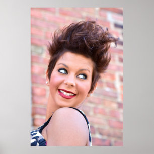 Poster du salon de coupe à roquette courte