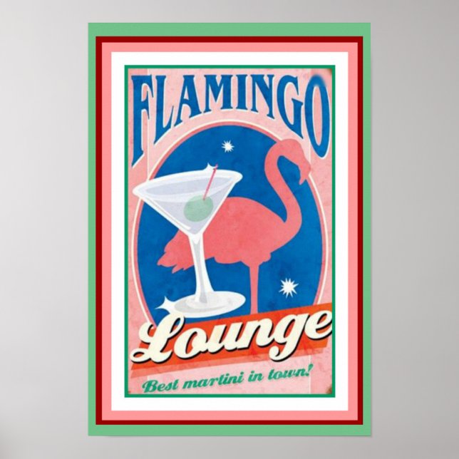 Poster du salon du Flamant rose 13 x 19 (Devant)