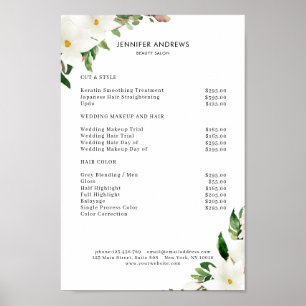 Poster du salon Magnolien Preisliste