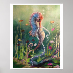 Poster du Sea Horse et des perles