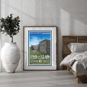 Poster du sentier historique national Lewis et Cla