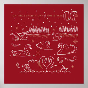 Poster du septième jour de Noël 24x24