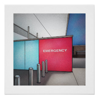 Poster du service d'urgence