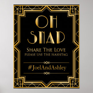 Poster du signe Mariage sur les médias sociaux