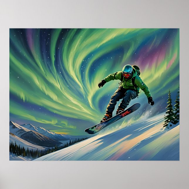 Poster du snowboard (Devant)