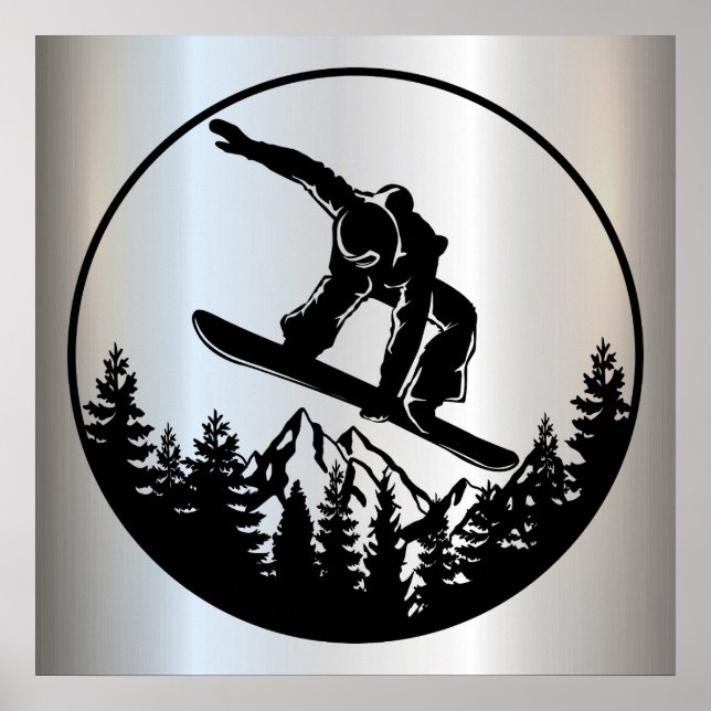 Poster du snowboard (Devant)