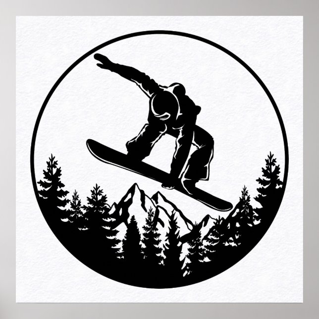 Poster du snowboard (Devant)