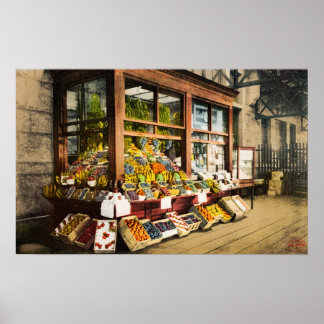 Poster du socle à fruits de la gare de Portland, M