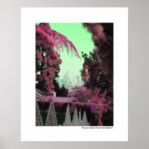 Poster du souvenir unique du centre-ville de Los A