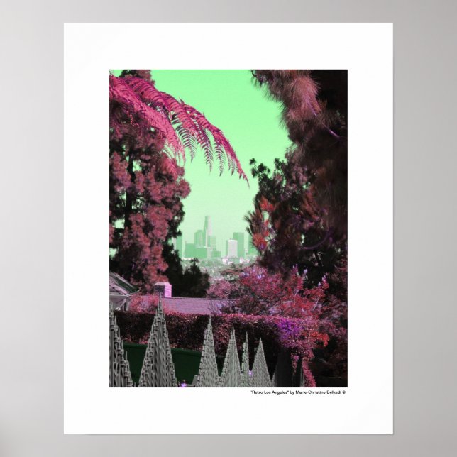 Poster du souvenir unique du centre-ville de Los A (Devant)