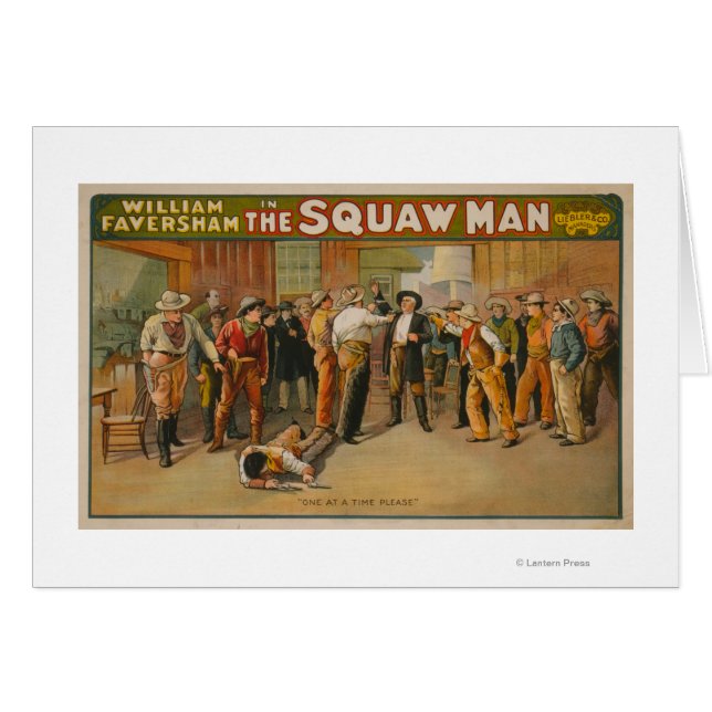 Poster du Squaw Man Western Drama Theatre (Devant horizontal)