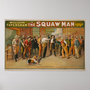 Poster du Squaw Man Western Drama Theatre