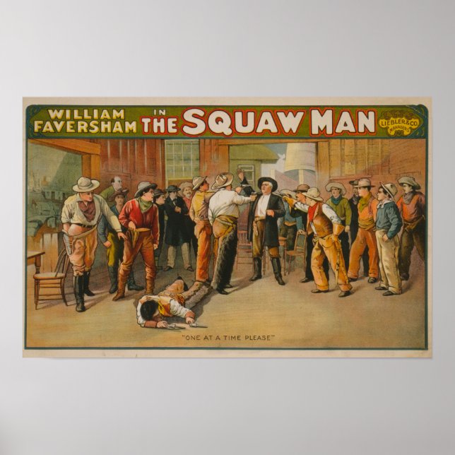 Poster du Squaw Man Western Drama Theatre (Devant)
