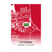 Poster du Stade Pittodrie - Accueil du FC Aberdeen