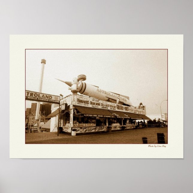 Poster du stand d'alimentation Astroland (Devant)