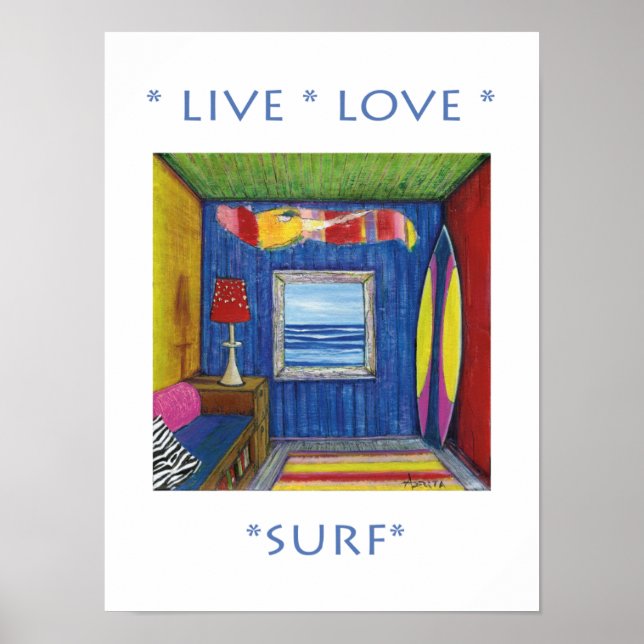 Poster du Surf Live Love (Devant)