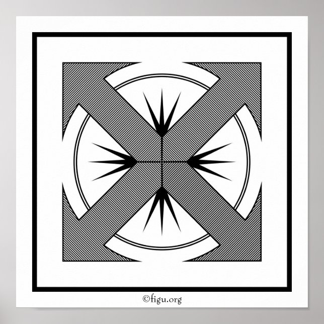 Poster du symbole de la Terre (Devant)