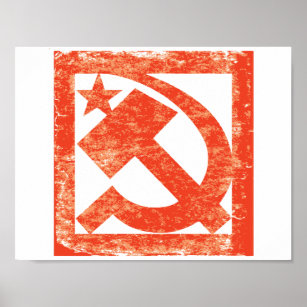 Poster du symbole soviétique