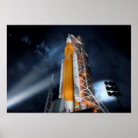 Poster du système de lancement spatial de la NASA