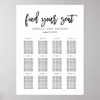 Poster du tableau de bord de la calligraphie bross