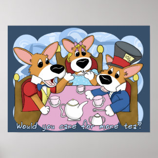 Poster du Tea Party de Mad Corgi