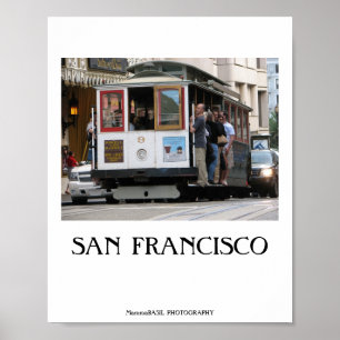 Poster du téléphérique de San Francisco !