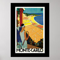 Poster du tennis de Monte Carlo