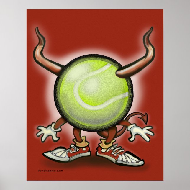 Poster du Tennis Demon (Devant)