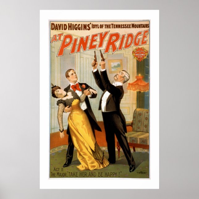 Poster du Théâtre Vintage de Piney Ridge (Devant)