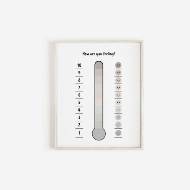 Poster du thermomètre pour tonalité muette (Créateur téléchargé)